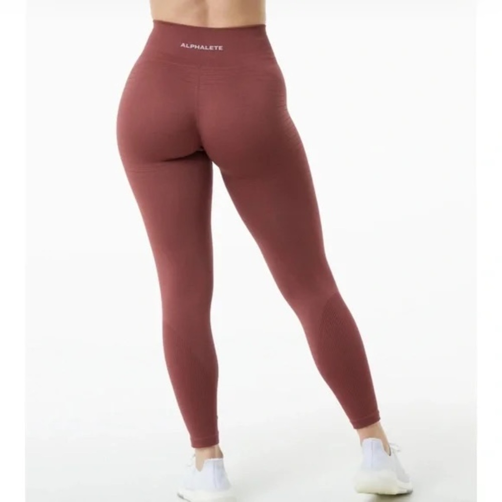 Alphalete Ozone Leggings- Brown Rust